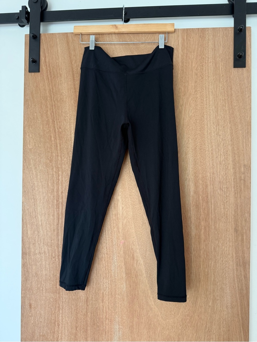 Zyia black leggings Scrunch Butt Bentonite Ruched gym training size 14-16